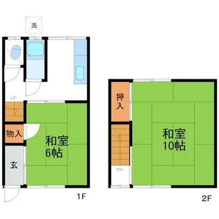 愛知県刈谷市東刈谷町2丁目【テラスハウス】の間取り