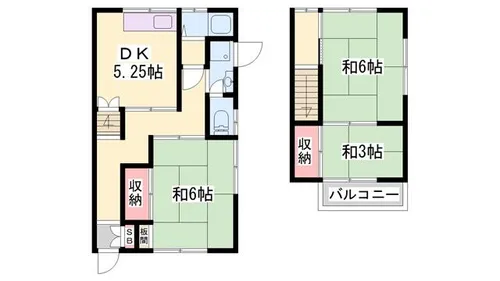 兵庫県姫路市西八代町【一戸建】の間取り