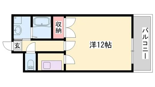 坪田ビル【405号室】の間取り