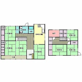 大阪府柏原市大字青谷【一戸建】の間取り