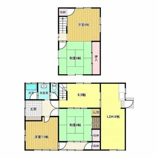 大阪府羽曳野市羽曳が丘西3丁目【一戸建】の間取り
