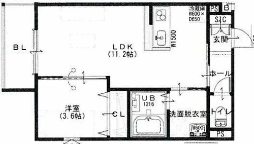 ARCAりんくうⅡ【201号室】の間取り