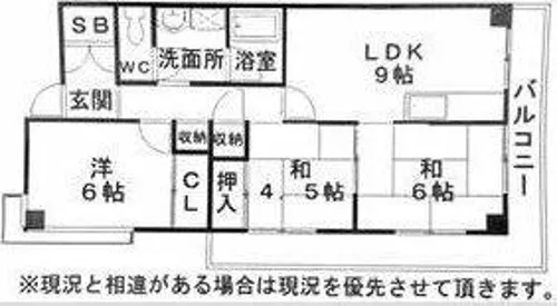 中谷MX-3【D-15号室】の間取り