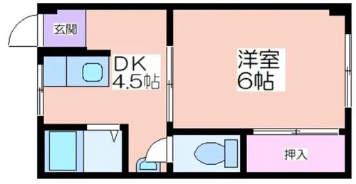 ハイツ楓【303号室】の間取り