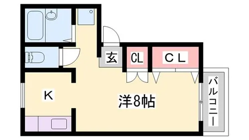 サンライフ松本【201号室】の間取り