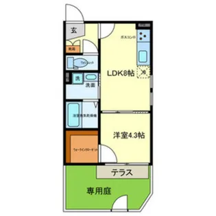 コンフォルタ京都西【2階】の間取り