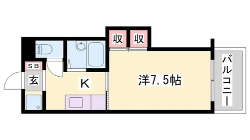 メゾンジュネス【301号室】の間取り