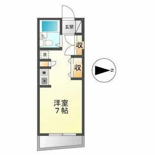 アトリウム前田【1階】の間取り