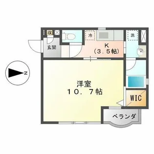 ラ・マルネ【4階】の間取り