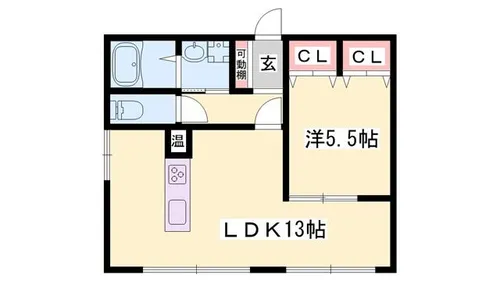 エイトビル福崎【3階】の間取り