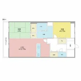 パールコート エルザ【4階】の間取り