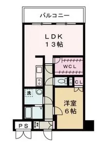 リバーサイド白鷺【310号室】の間取り