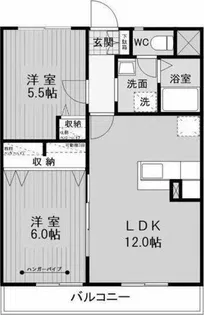 マンション稲葉【4階】の間取り