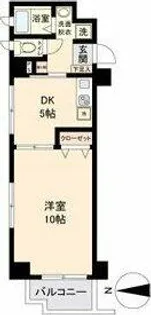 アーバンフラッツ伏見【5階】の間取り