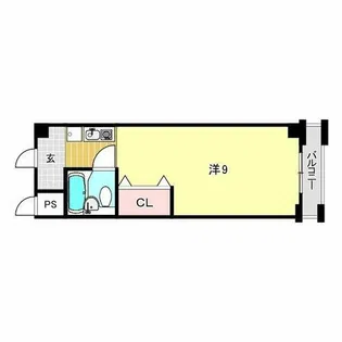 マブランシェット弦月【3階】の間取り