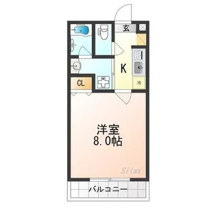 ブリリアコート龍谷大前【1階】の間取り