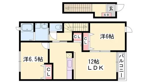 アルシェ【201号室】の間取り