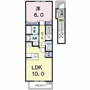 ルミエール【2階】の間取り