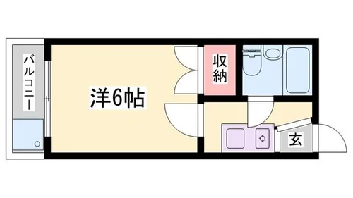 アルファ嬉野【125号室】の間取り