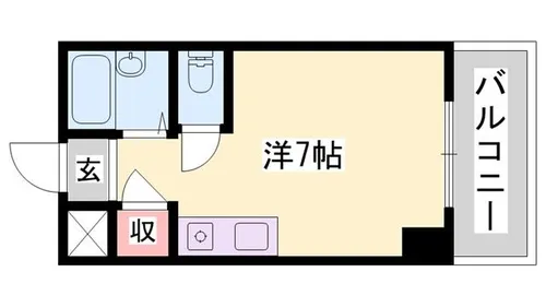 プレアール姫路北平野【303号室】の間取り