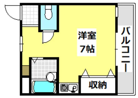 アンフィニィ 橋の内Ⅱ【3階】の間取り