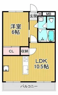 第2山内マンション【1階】の間取り