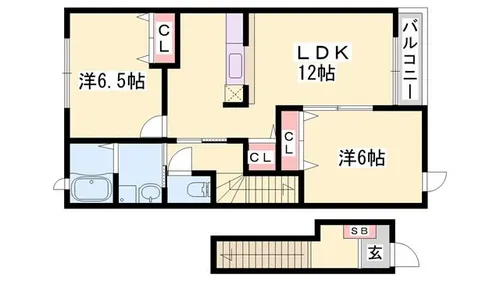 アルシェ【204号室】の間取り