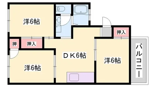 NKコーポ【201号室】の間取り