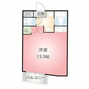 愛知県名古屋市千種区今池5丁目【マンション】の間取り