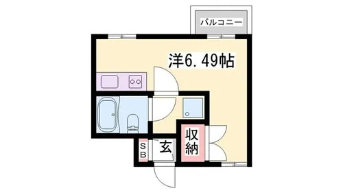 プレアール姫路龍野町【401号室】の間取り
