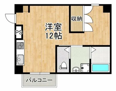 エヌエムトラントヌフウエスト【2階】の間取り