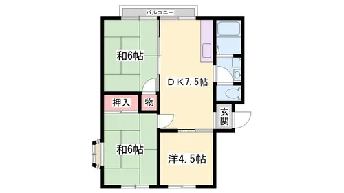 ハイアベニュー双葉C【101号室】の間取り