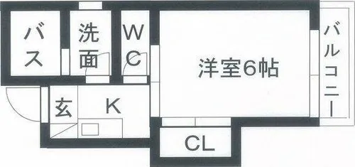 ファインハイツ【1階】の間取り