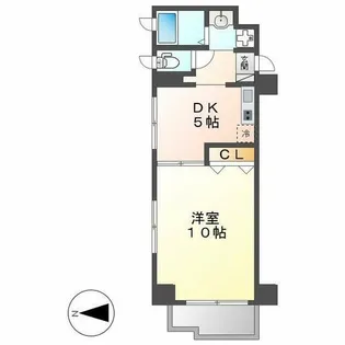 アーバンフラッツ伏見【306号室】の間取り