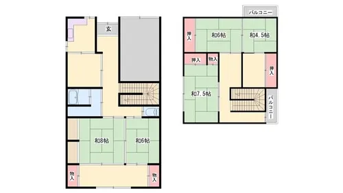 兵庫県姫路市保城【一戸建】の間取り