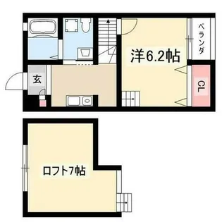 マーベラス柴田 A棟【2階】の間取り