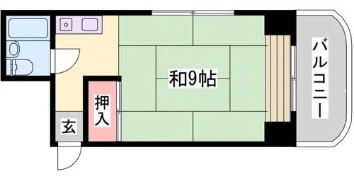 コーポ中島【201号室】の間取り