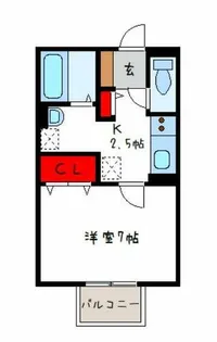 サンクレール志紀【2階】の間取り