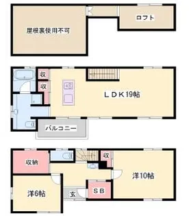 兵庫県姫路市岩端町【一戸建】の間取り