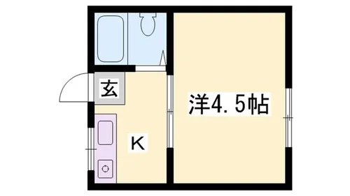 シティコーポ今宿【201号室】の間取り