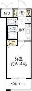 エステムコート梅田天神橋リバーフロント【11階】の間取り