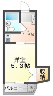 レジデンス門真【2階】の間取り