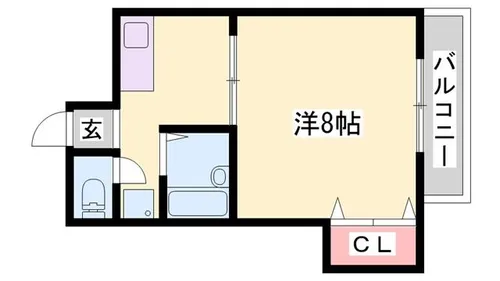 ガーデン西庄の里【306号室】の間取り