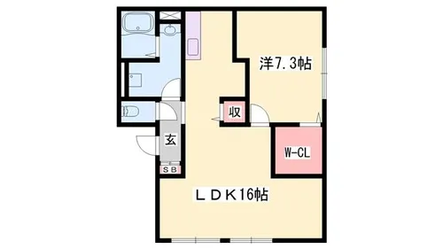 ロイヤルハイツⅡ【201号室】の間取り