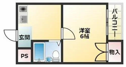 メゾンソフィア【4階】の間取り