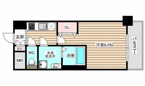 ララプレイス大阪ウエストゲート【3階】の間取り