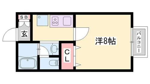 イーストヴィレッヂ【202号室】の間取り