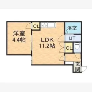 北海道札幌市西区西町南19丁目【マンション】の間取り