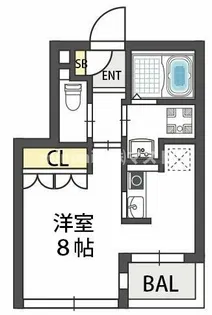 THE PLAZA 東上町【203号室】の間取り
