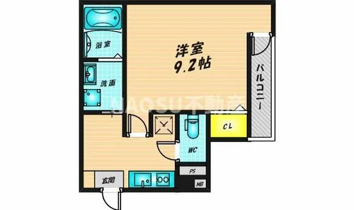 フジパレス河内花園Ⅴ番館【105号室】の間取り